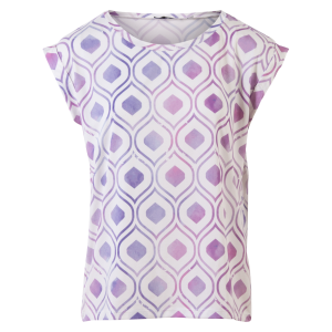 Køb M.X.O Dame Kortærmet bluse - Purple - L online billigt tilbud rabat tøj