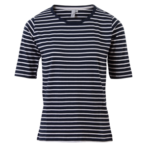 Køb M.X.O Dame T-shirt - Navy/white - M online billigt tilbud rabat tøj