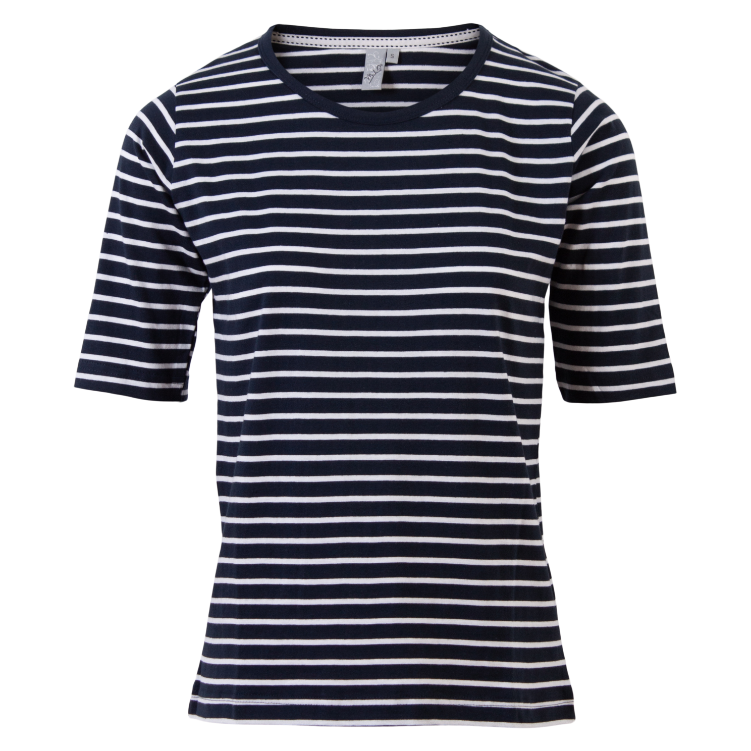 Køb M.X.O Dame T-shirt - Navy/white - M online billigt tilbud rabat tøj