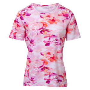 Køb M.X.O Dame T-shirt - Pink - XL online billigt tilbud rabat tøj