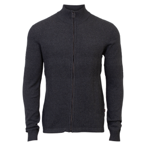 Køb Marcus Affleck Herre Cardigan - Dk. Grey Mix - M online billigt tilbud rabat tøj