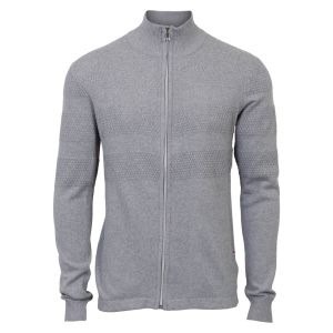 Køb Marcus Affleck Herre Cardigan - Lt.grey mix - L online billigt tilbud rabat tøj