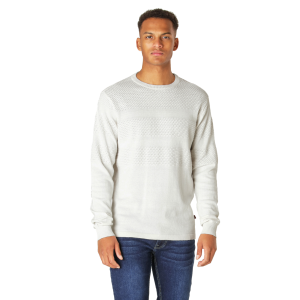 Køb Marcus Affleck Herre Striktrøje - Antic White - XL online billigt tilbud rabat tøj