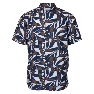 Køb Marcus Bora Herre Kortærmet skjorte - Naval Blue - M online billigt tilbud rabat tøj