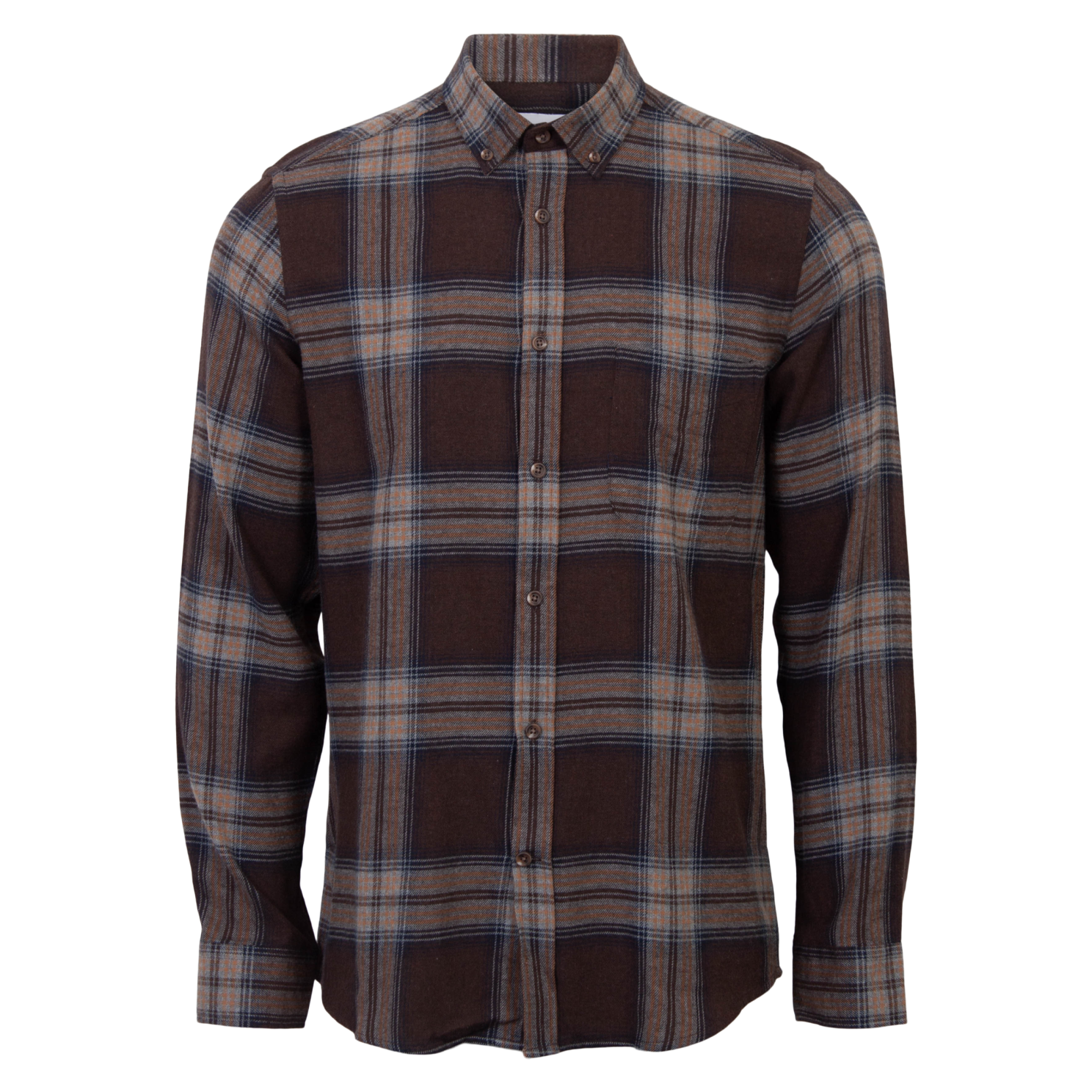 Køb Marcus Christobal Herre Skjorte - Ultra Dark Brown - M online billigt tilbud rabat tøj