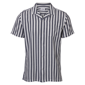 Køb Marcus Don Herre Kortærmet skjorte - Naval Blue - M online billigt tilbud rabat tøj