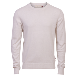 Køb Marcus Dustin Herre Striktrøje - Antic White - S online billigt tilbud rabat tøj