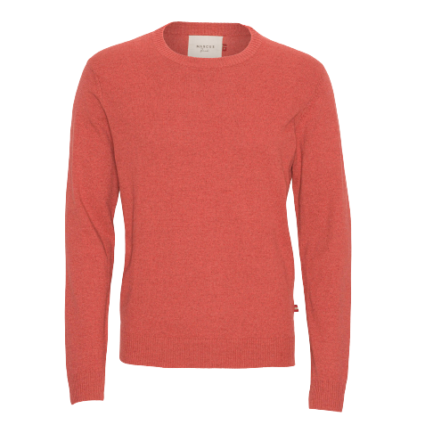 Køb Marcus Dustin Herre Striktrøje - Cowhide Brown - M online billigt tilbud rabat tøj