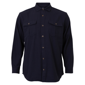 Køb Marcus Hastings Solid Big Herre Skjorte - Naval Blue - 3XL online billigt tilbud rabat tøj