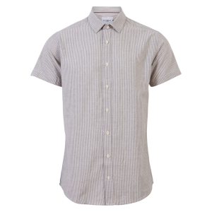 Køb Marcus Herre Kortærmet skjorte - Bright Sand Mix - S online billigt tilbud rabat tøj