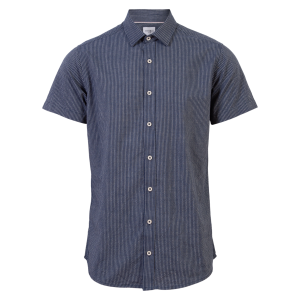 Køb Marcus Herre Kortærmet skjorte - Ocean Blue Mix - S online billigt tilbud rabat tøj