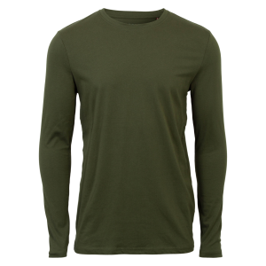 Køb Marcus Herre Langærmet t-shirt - Deep Olive - M online billigt tilbud rabat tøj