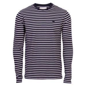 Køb Marcus Herre Langærmet t-shirt - Night Navy - 3XL online billigt tilbud rabat tøj