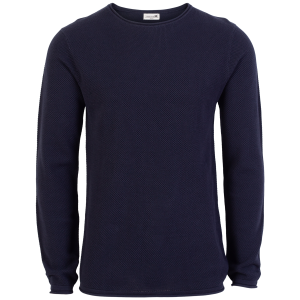 Køb Marcus Herre Striktrøje - Dark Navy - M online billigt tilbud rabat tøj