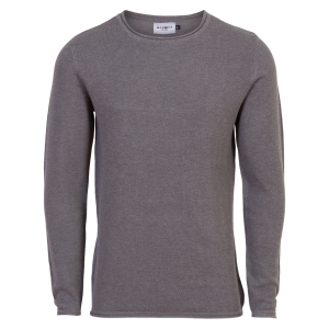 Køb Marcus Herre Striktrøje - Grey Mix - L online billigt tilbud rabat tøj