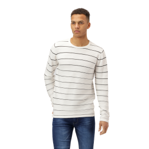 Køb Marcus Herre Striktrøje - Offwhite Mix - L online billigt tilbud rabat tøj