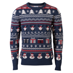 Køb Marcus Jule Herre Striktrøje - Dark Denim - M online billigt tilbud rabat tøj