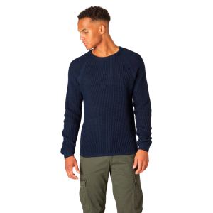 Køb Marcus Kyle Herre Striktrøje - Dark Navy - S online billigt tilbud rabat tøj