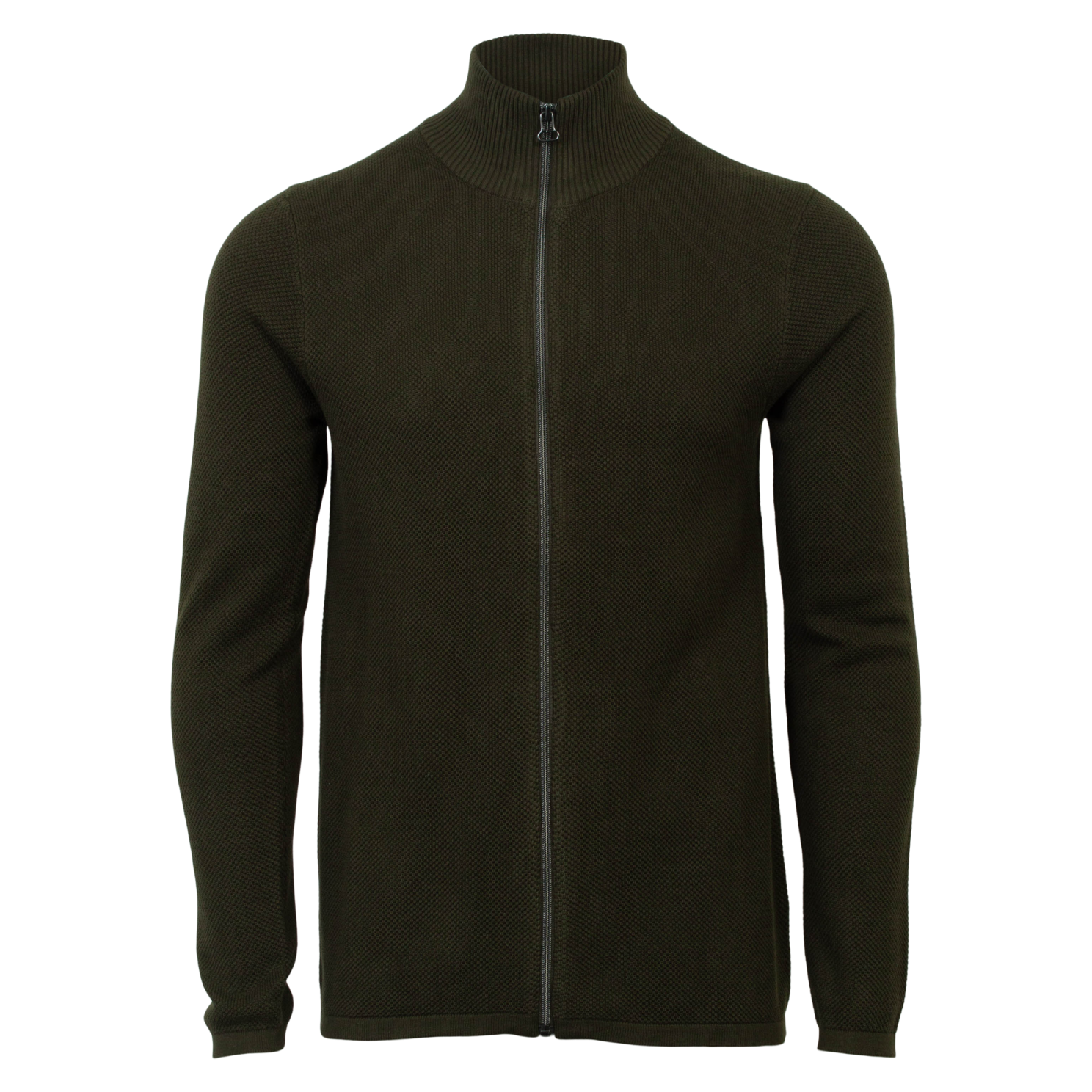 Køb Marcus Langdon Herre Striktrøje - Olive Green Mix - S online billigt tilbud rabat tøj