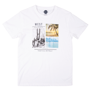 Køb Marcus Radley Herre T-shirt - White - S online billigt tilbud rabat tøj