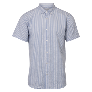 Køb Marcus Riki Herre Kortærmet skjorte - Cornflower Blue - L online billigt tilbud rabat tøj