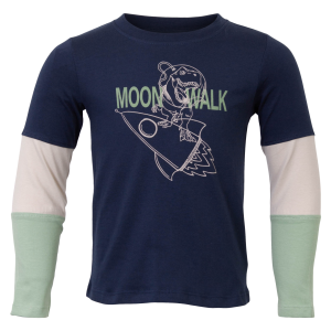 Køb Me Too Drenge Langærmet t-shirt - Dress Blues - 98 online billigt tilbud rabat tøj