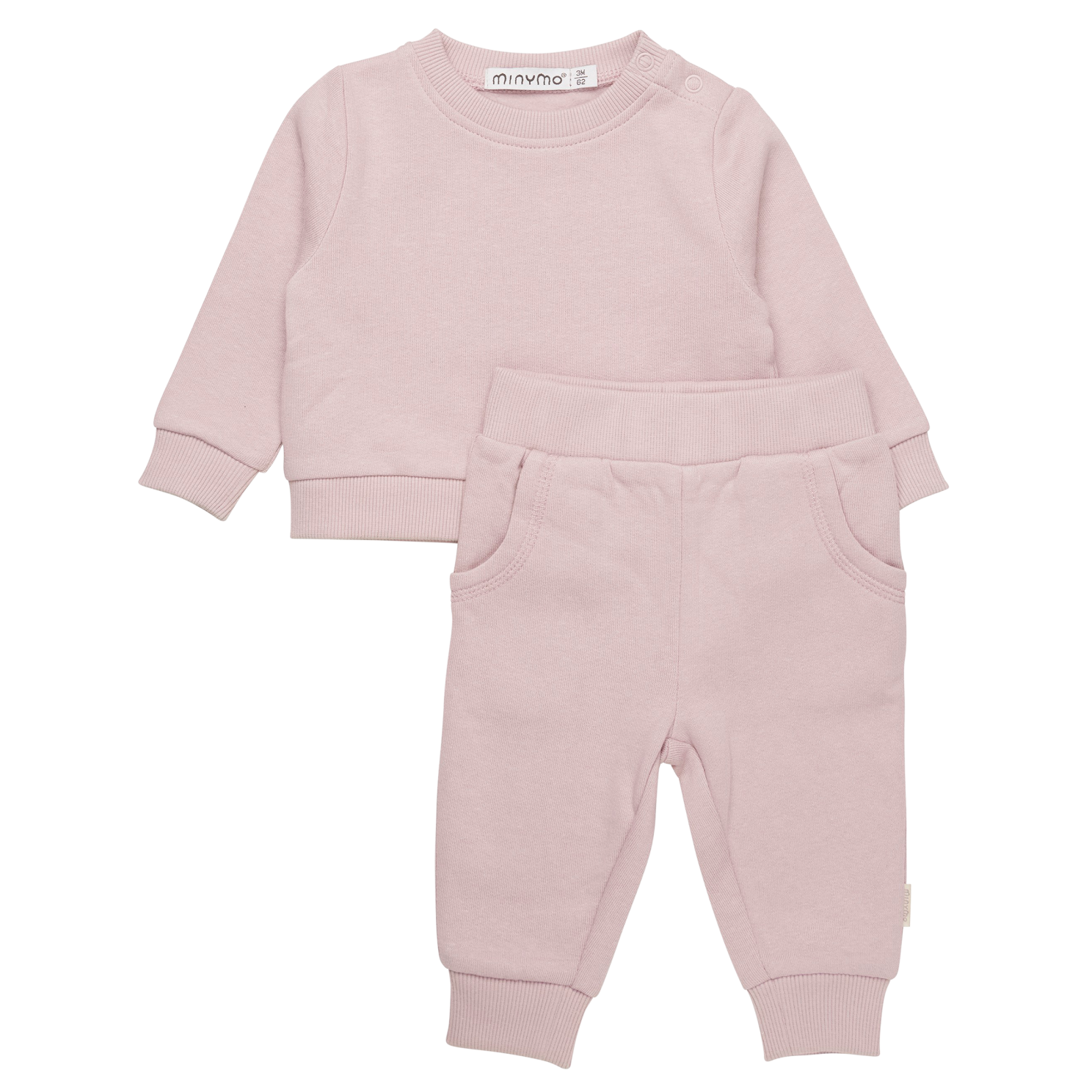 Køb Minymo Baby Sweatsæt - Violet Ice - 62 online billigt tilbud rabat tøj