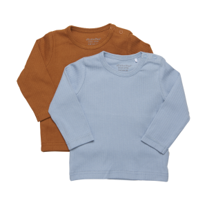 Køb Minymo Børne Langærmet t-shirt i økologisk bomuld - Ashley Blue - 50 online billigt tilbud rabat tøj