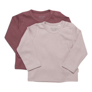 Køb Minymo Børne Langærmet t-shirt i økologisk bomuld - Violet Ice - 86 online billigt tilbud rabat tøj