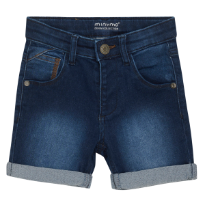 Køb Minymo Børne Shorts i økologisk bomuld - Dark Blue Denim - 92 online billigt tilbud rabat tøj