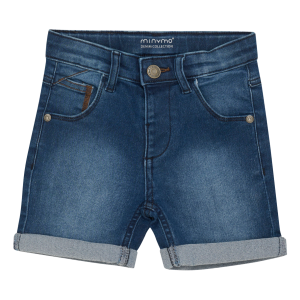 Køb Minymo Børne Shorts i økologisk bomuld - Denim - 86 online billigt tilbud rabat tøj
