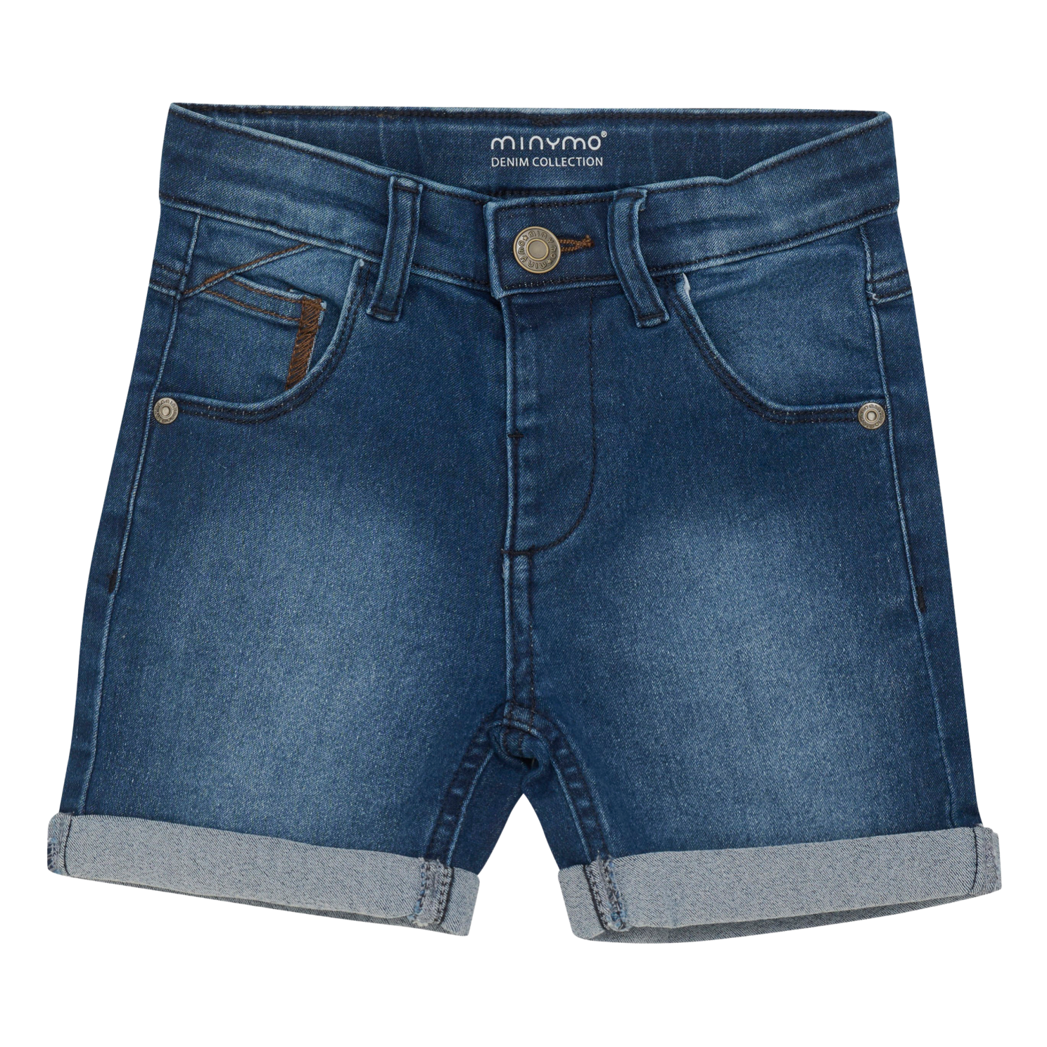 Køb Minymo Børne Shorts i økologisk bomuld - Denim - 86 online billigt tilbud rabat tøj