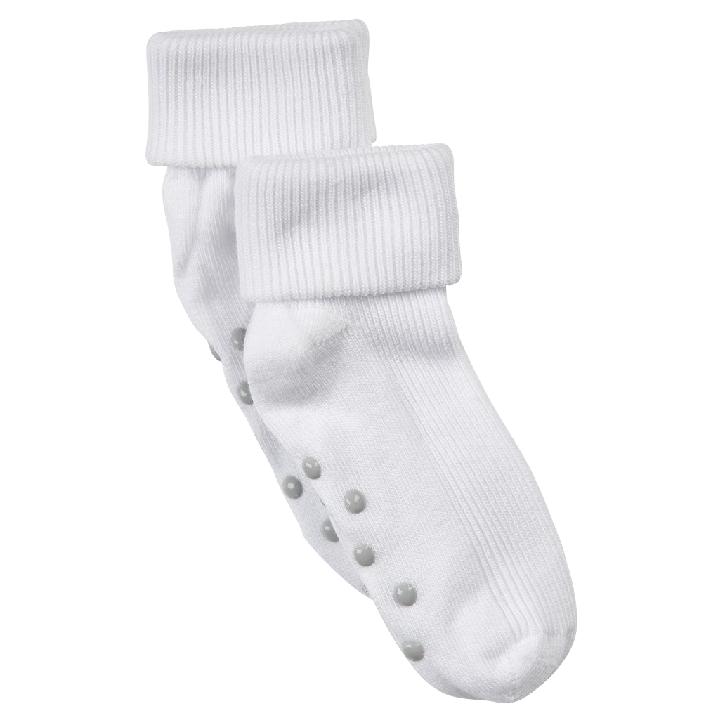 Køb Minymo Børne Strømper m. non-slip - White - 15/18 online billigt tilbud rabat tøj