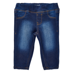Køb Minymo Drenge Jeans i økologisk bomuld - Dark Blue Denim - 62 online billigt tilbud rabat tøj