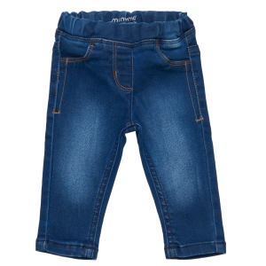 Køb Minymo Pige Jeans i økologisk bomuld - Denim - 56 online billigt tilbud rabat tøj