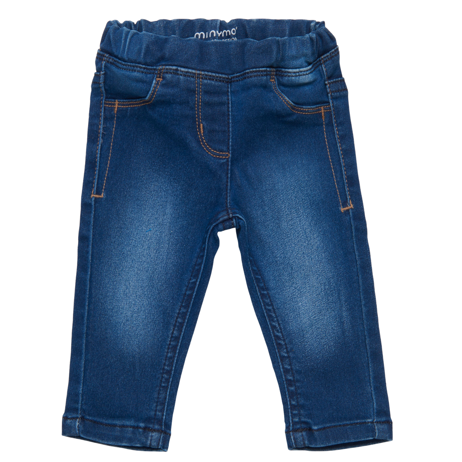 Køb Minymo Pige Jeans i økologisk bomuld - Denim - 56 online billigt tilbud rabat tøj