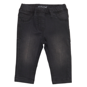 Køb Minymo Pige Jeans i økologisk bomuld - Grey Black - 62 online billigt tilbud rabat tøj