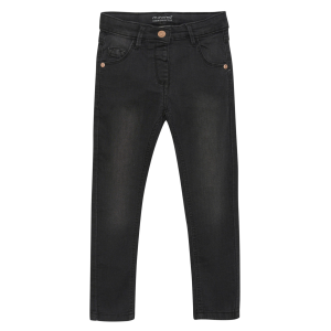 Køb Minymo Pige Jeans i økologisk bomuld - Grey Black - 86 online billigt tilbud rabat tøj
