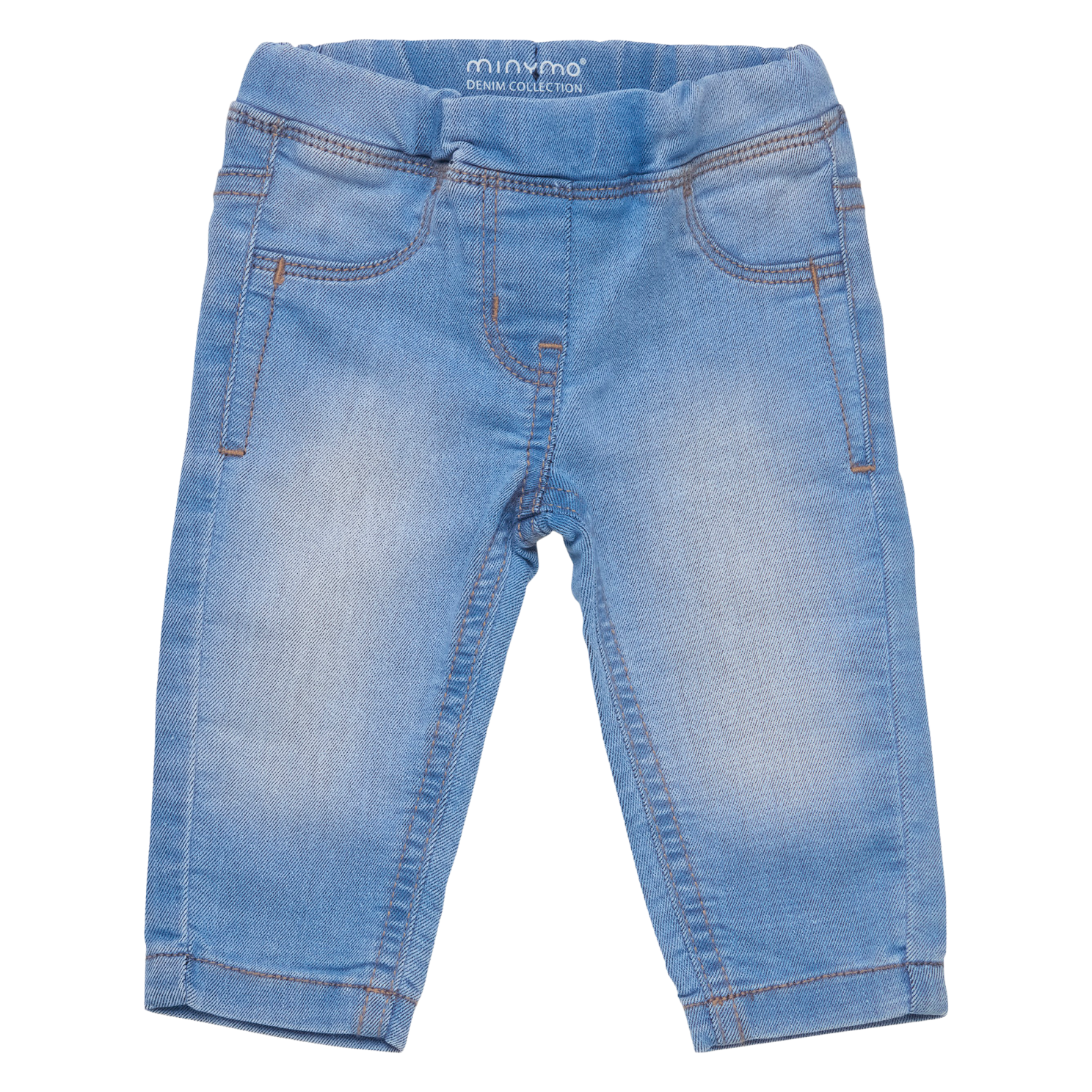 Køb Minymo Pige Jeans i økologisk bomuld - Light Dusty Blue - 62 online billigt tilbud rabat tøj