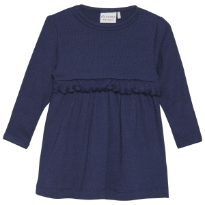 Køb Minymo Pige Kjole - Dark Navy - 62 online billigt tilbud rabat tøj
