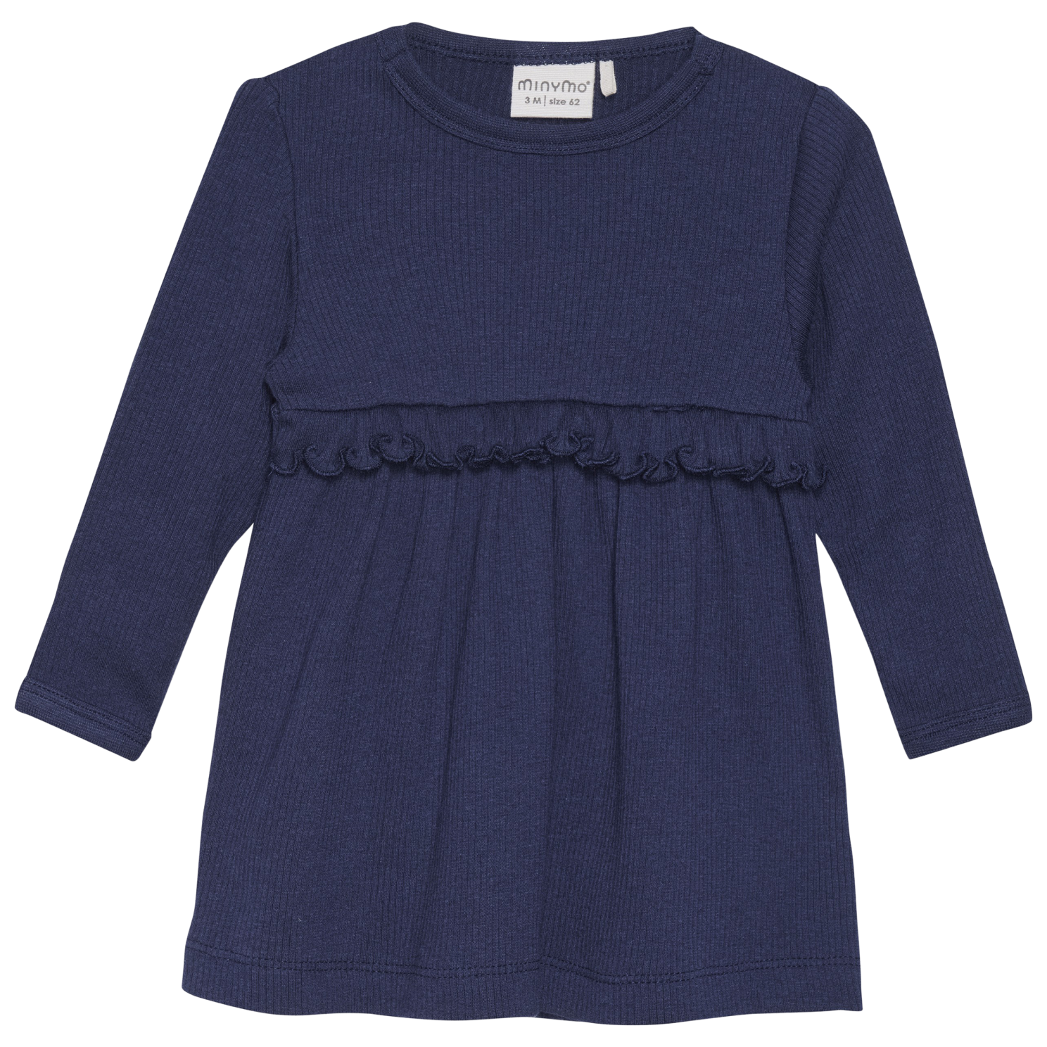 Køb Minymo Pige Kjole - Dark Navy - 62 online billigt tilbud rabat tøj