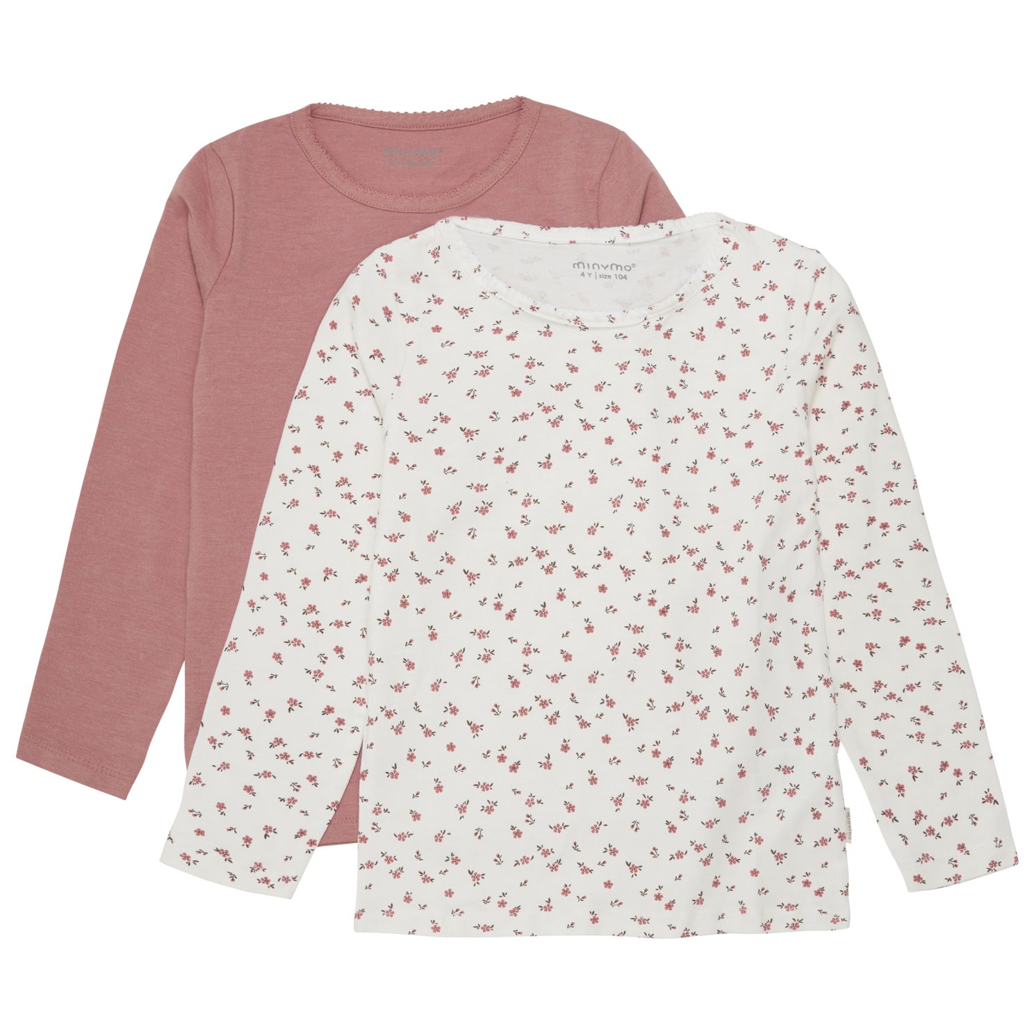 Køb Minymo Pige Langærmet t-shirt - Canyon Rose - 80 online billigt tilbud rabat tøj