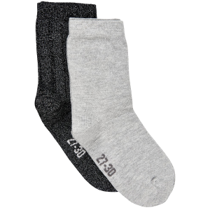 Køb Minymo Pige Strømper m. glimmer - Light Grey Melange - 15/18 online billigt tilbud rabat tøj