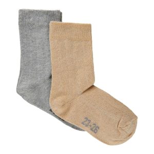 Køb Minymo Pige Strømper m. glimmer - Pale Gold - 19/22 online billigt tilbud rabat tøj