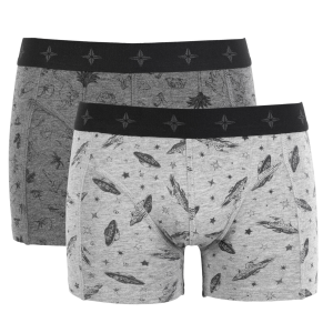 Køb N.O.H.R. Uno Drenge Tights - Grey Melange AOP Boy - 92 online billigt tilbud rabat tøj