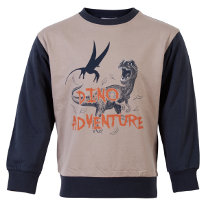 Køb N.O.H.R. Utah Drenge Sweatshirt - Cobblestone - 122/128 online billigt tilbud rabat tøj