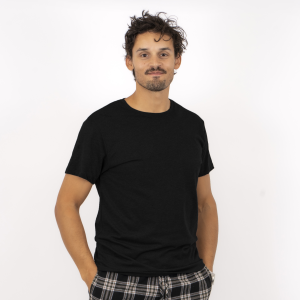 Køb Nero Kiko Herre T-shirt - Black - S online billigt tilbud rabat tøj