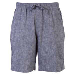Køb Nero Marco Herre Shorts i hørmix - Light Blue Melange - M online billigt tilbud rabat tøj