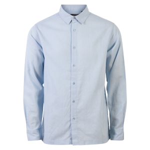 Køb Nero Marco Herre Skjorte i hørmix - Skywriting - M online billigt tilbud rabat tøj