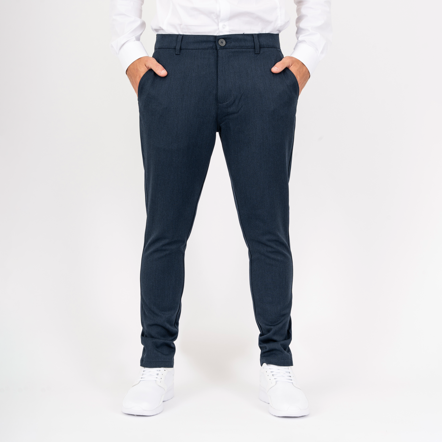 Køb Nero Pavia Performance Herre Bukser - Medium Light Blue - 27/30 online billigt tilbud rabat tøj